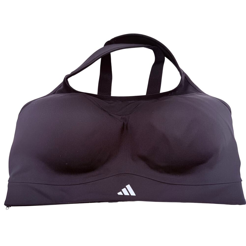 Adidas Women's Black High Support Impact Training Sports Bra Size XL